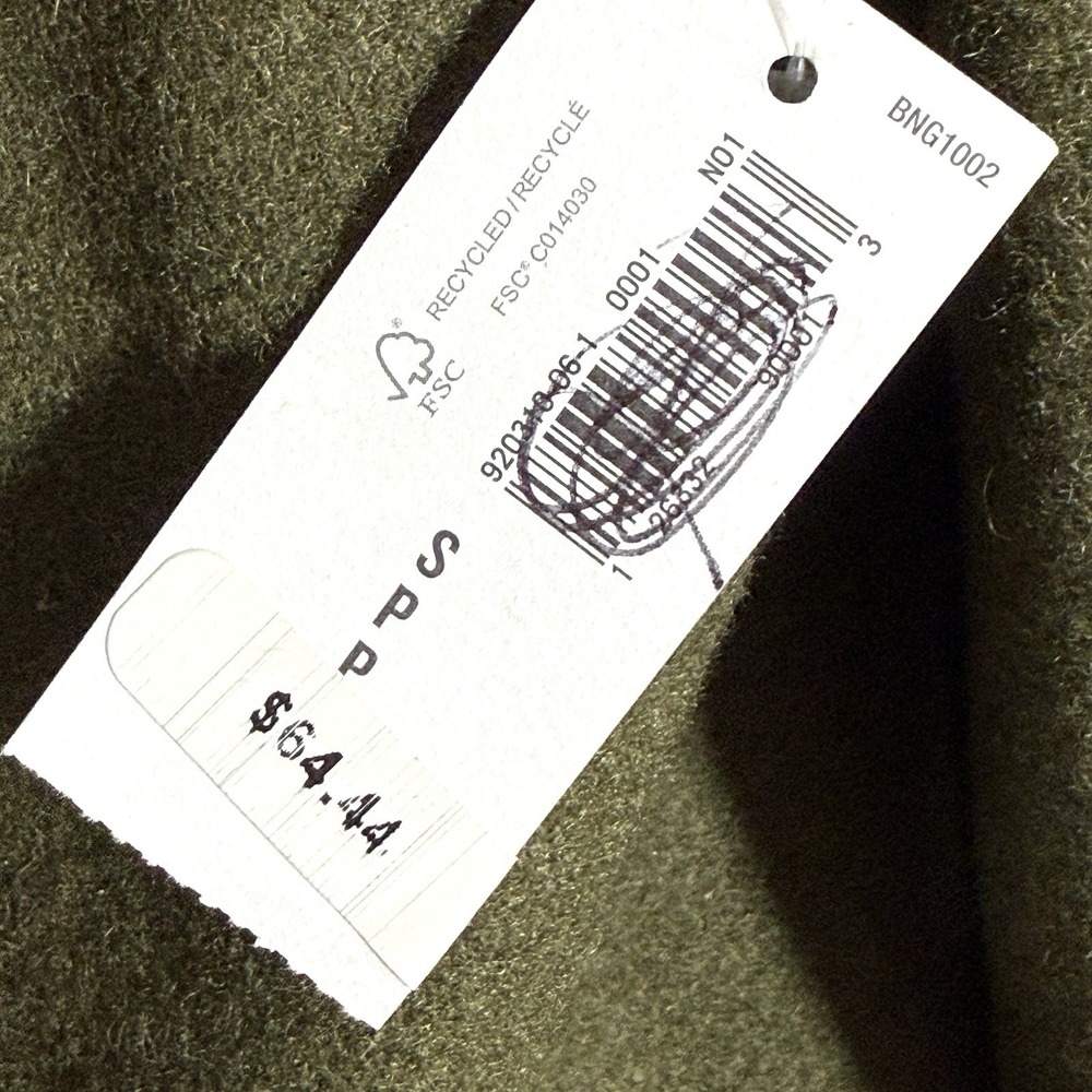 Old Navy Peacoat Women Small Petite Wool Blend Double Breasted Sherpa Collar NWT - Picture 7 of 15